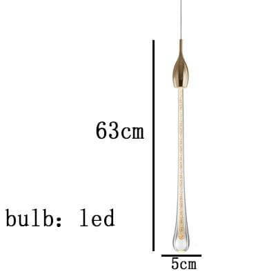 Dazzling Glass Drop Pendant Light Fixtures
