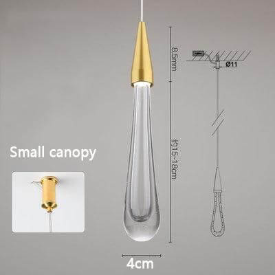 Dazzling Glass Drop Pendant Light Fixtures