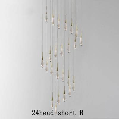 Dazzling Glass Drop Pendant Light Fixtures