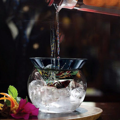Elegant Clear Martini Cocktail Glass