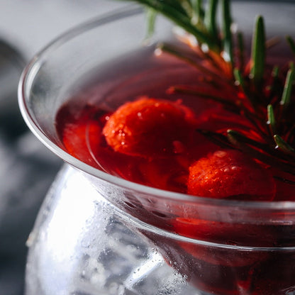 Elegant Clear Martini Cocktail Glass