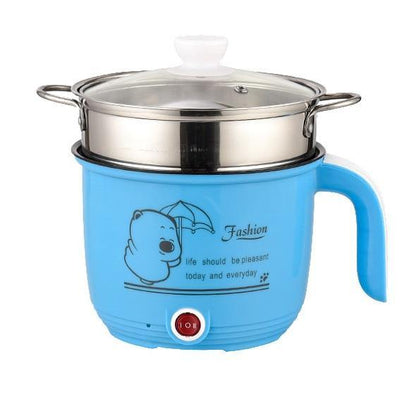 Mini 2-in-1 Electric Hot Pot Rice Cooker