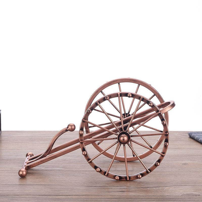 Vintage Brass Wine Bottle Display