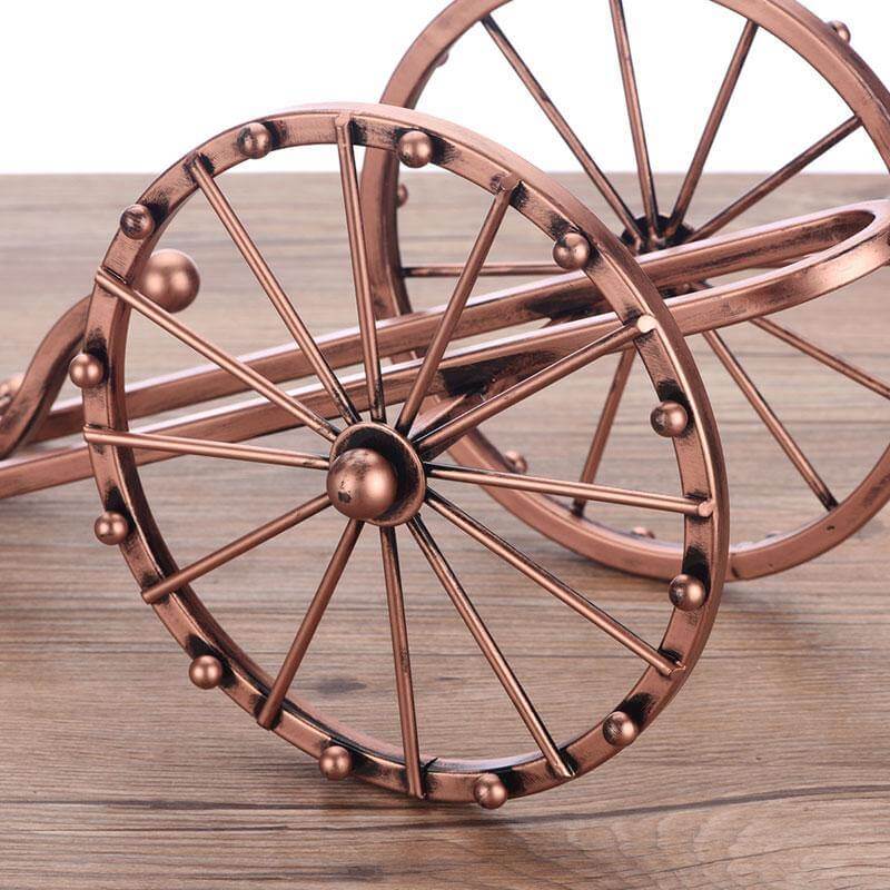 Vintage Brass Wine Bottle Display