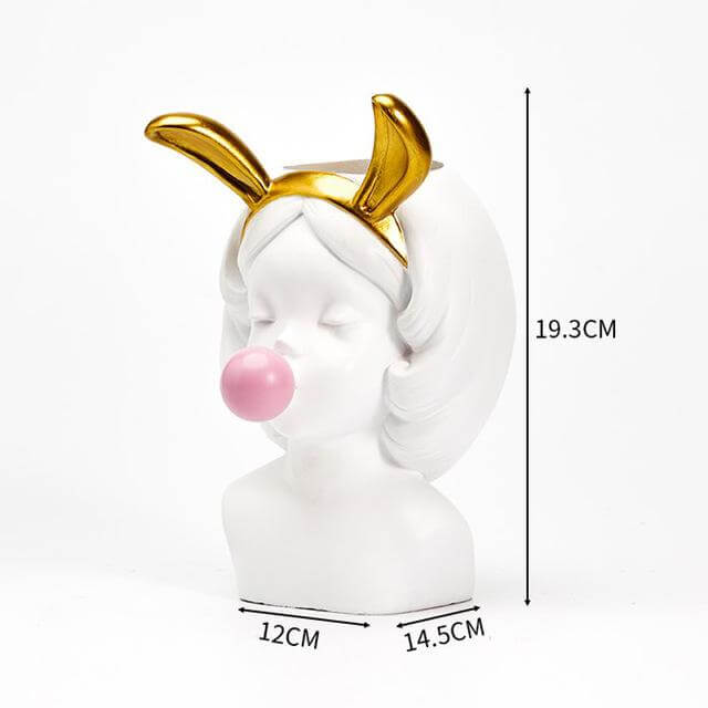 Decorative Nordic Lady Ceramic Vase