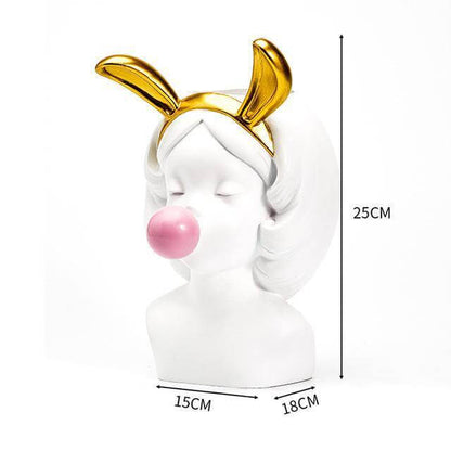 Decorative Nordic Lady Ceramic Vase