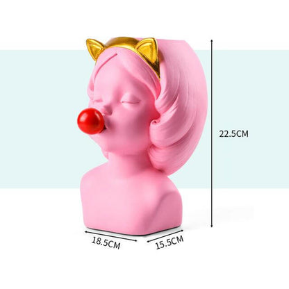 Decorative Nordic Lady Ceramic Vase