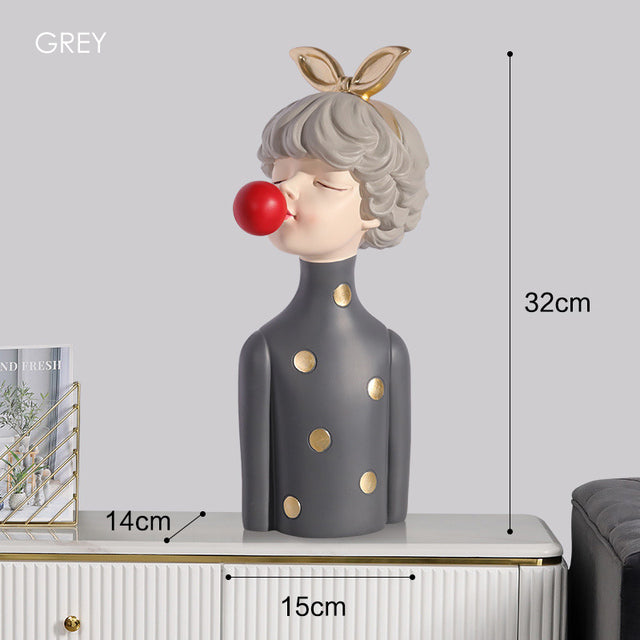 Beautiful Lady Statue Home Decor