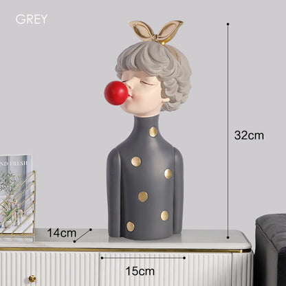 Beautiful Lady Statue Home Decor