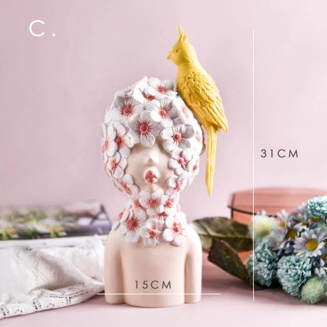 Beautiful Woman Figurine Decor Statue
