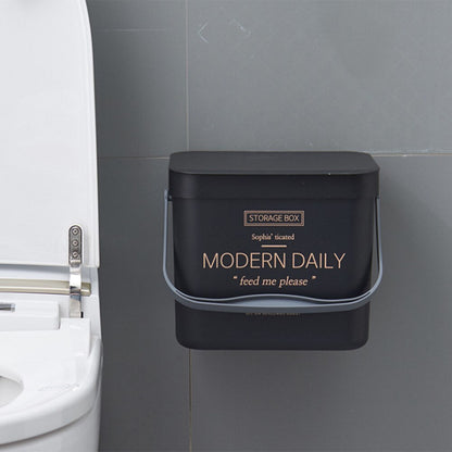 Compact Slim Wall Mounted Waste Bin - Luxicro