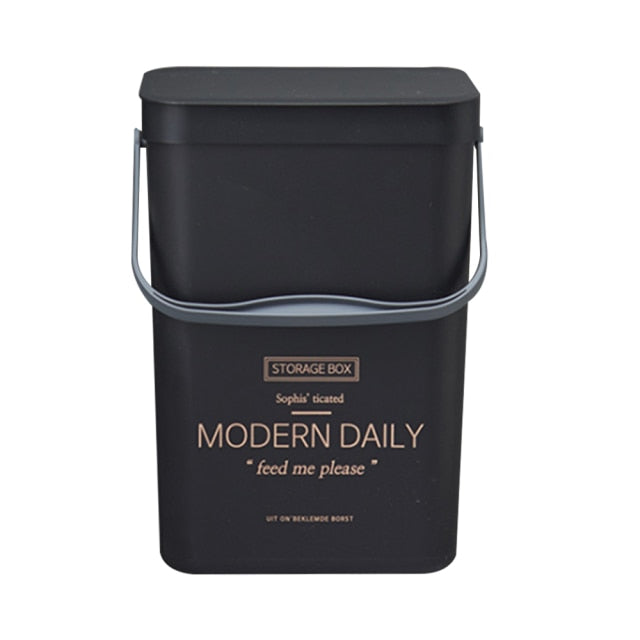 Compact Slim Wall Mounted Waste Bin
