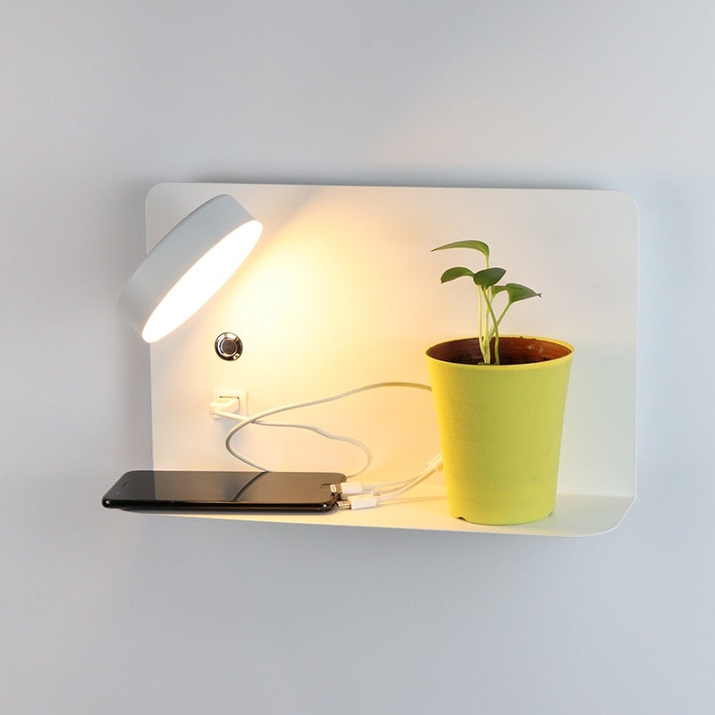Plug in LED Night Light with USB Charger