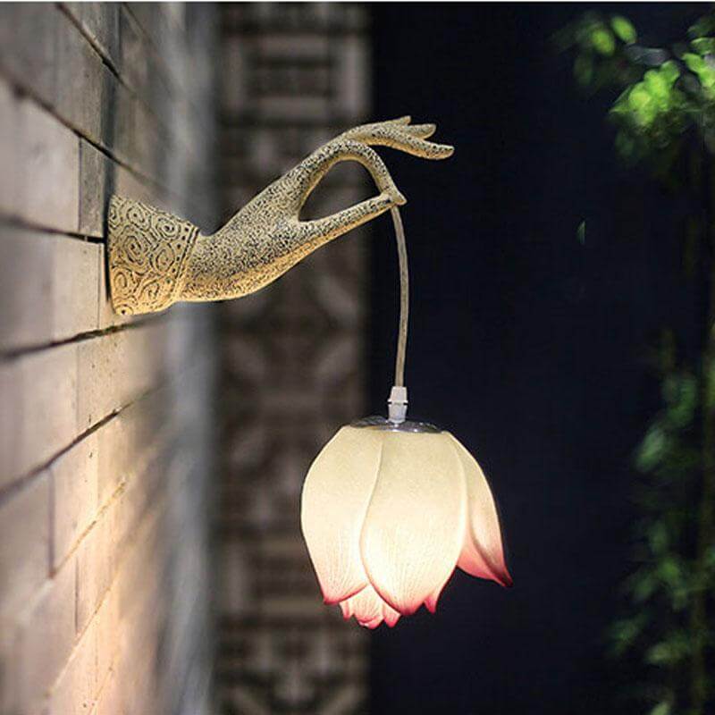 Classic Floral Panel Lamp - Luxicro