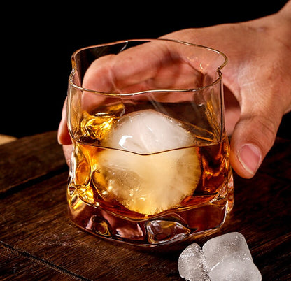Unique Pattern Whiskey Glass Set