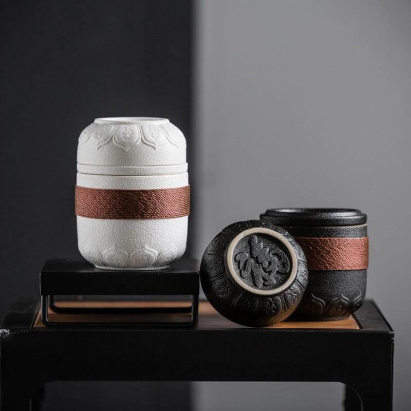 Classic Oriental Porcelain Tea Cup - Luxicro