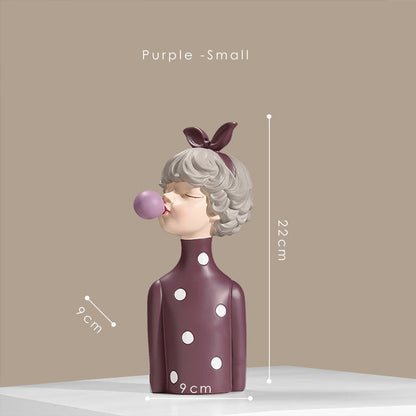 Beautiful Lady Statue Home Decor