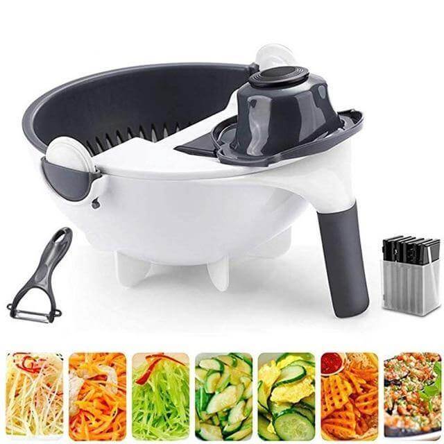 Quick Fresh Food Chopper With Strainer Bowl