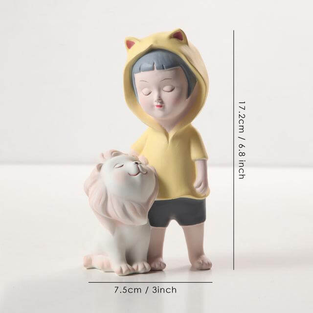 Adorable Fantasy Animal Mini Statue