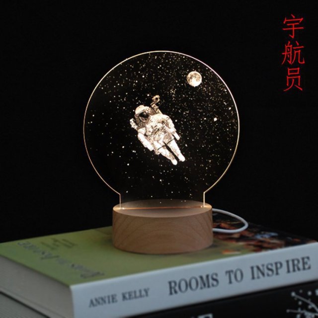 Bright LED Moonlight Bedside Table Lamp