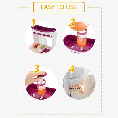 Baby Handheld Juicer Squeezer Set
