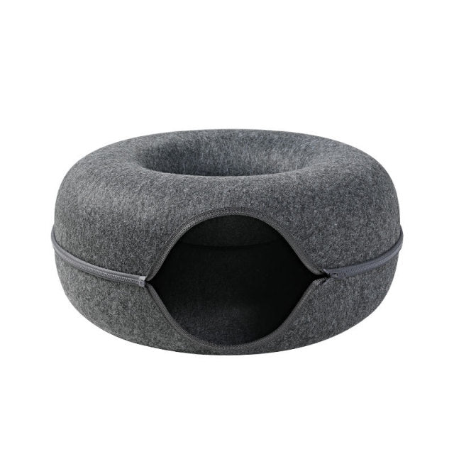 Plush Organic Pet Bed Hut - Luxicro