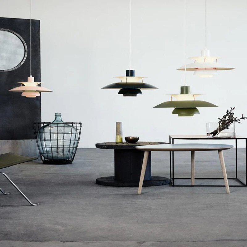 Vibrant Multilayer Pendant Lighting