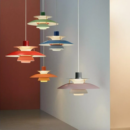 Vibrant Multilayer Pendant Lighting