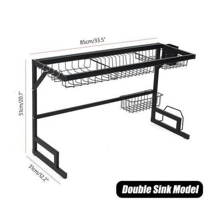 Compact Kitchen Dish Drying Storage Rack