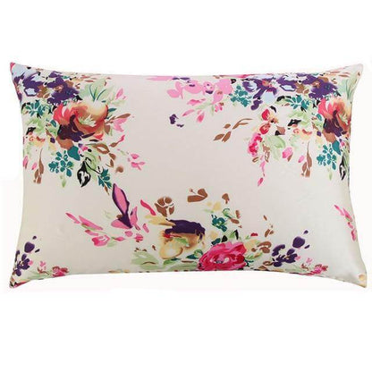 Colorful Soft Silk Throw Pillow Covers