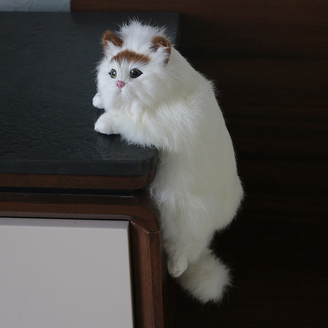 Cute Cat Home Office Decor Statue