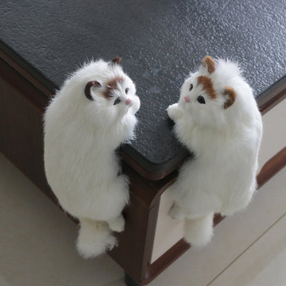 Cute Cat Home Office Decor Statue
