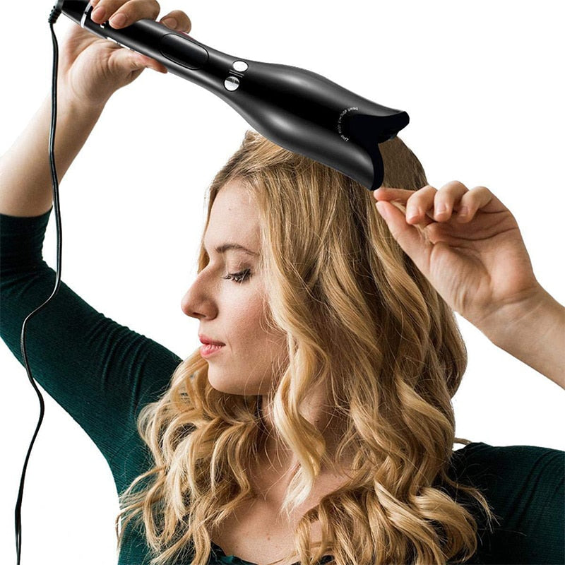 Simple Ceramic Hair Curl and Straighten Iron - Luxicro