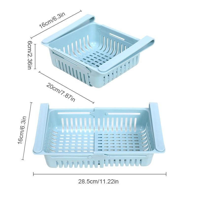 Large Fridge Storage Drawer Organizer