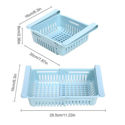 Large Fridge Storage Drawer Organizer