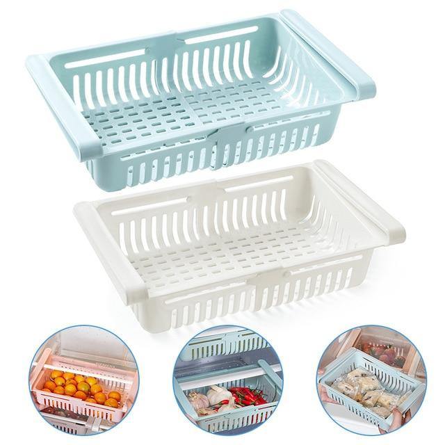 Large Fridge Storage Drawer Organizer