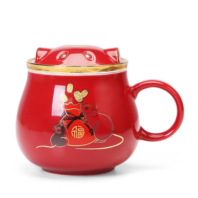 Classic Ceramic Infusion Tea Mugs
