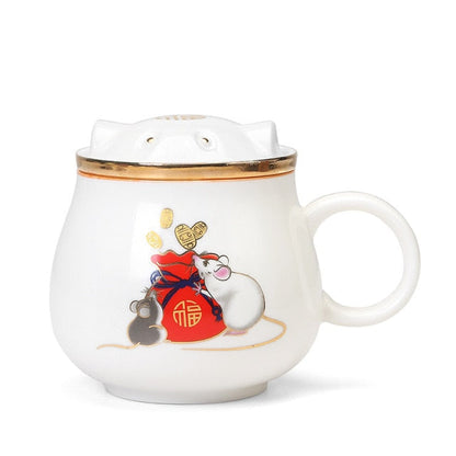 Classic Ceramic Infusion Tea Mugs