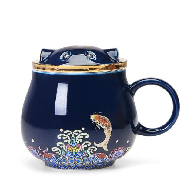 Classic Ceramic Infusion Tea Mugs - Luxicro