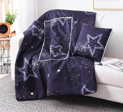 Colorful Kids Character Pillow Blanket