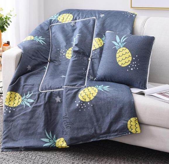 Colorful Kids Character Pillow Blanket