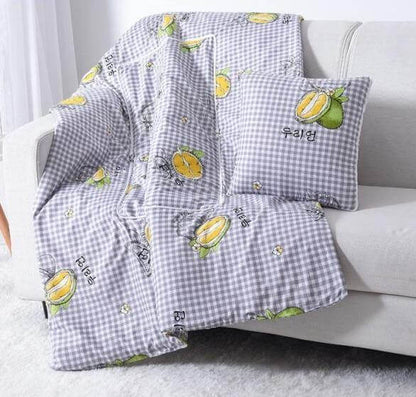 Colorful Kids Character Pillow Blanket