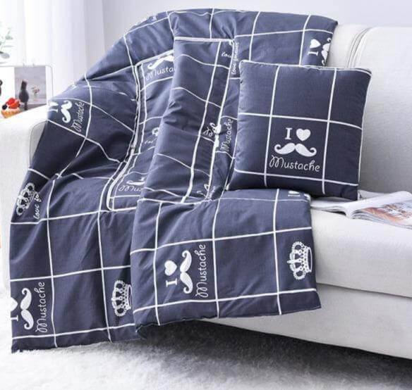 Colorful Kids Character Pillow Blanket