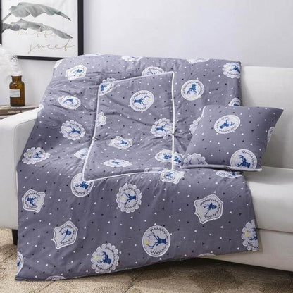 Colorful Kids Character Pillow Blanket