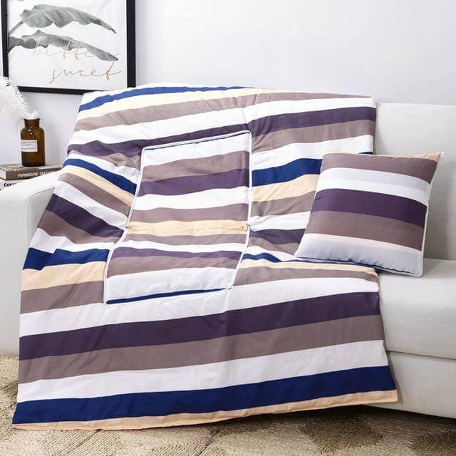 Colorful Kids Character Pillow Blanket