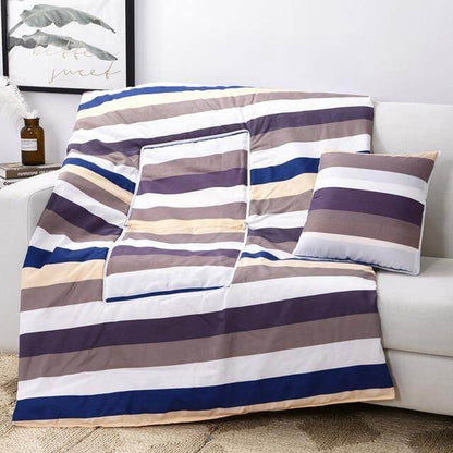 Colorful Kids Character Pillow Blanket