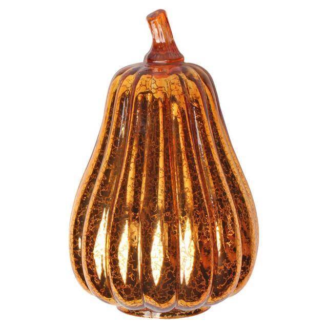 Cozy Orange Fall Decorative Table Lamp
