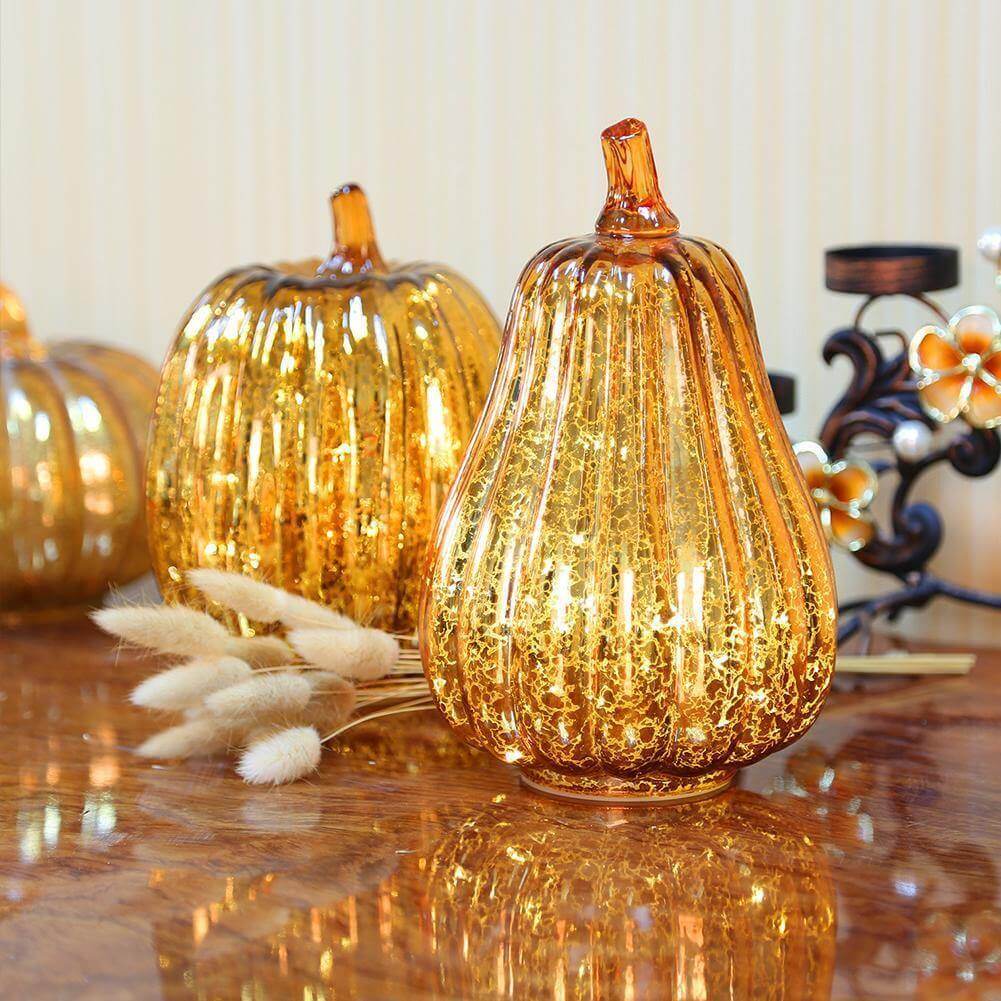 Cozy Orange Fall Decorative Table Lamp - Luxicro