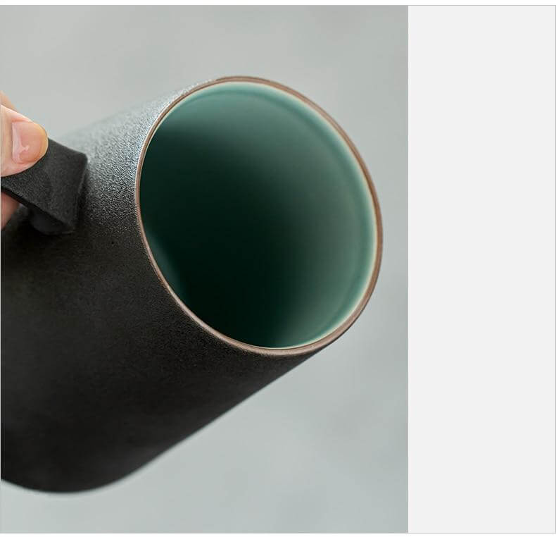 Mountain Landscape Coffee Mug With Built In Strainer