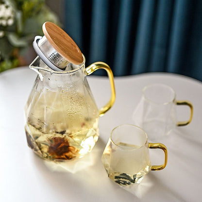 Decorative Glass Tea Infuser Teapot Set